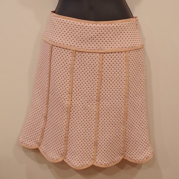 Nanette Lepore Scalloped Hem Textured Skirt- Sz. 2 - Picture 2 of 5